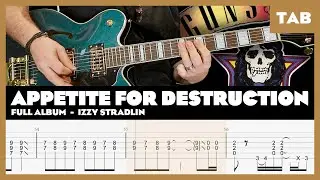 Guns N' Roses - Appetite For Destruction - Full (Izzy only) - Guitar Tab | Lesson | Cover | Tutorial