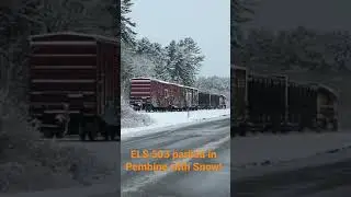 First Train in Winter of 2021 | ELS 503