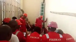 A Practical Exercise on how to use the SCBA (Self-Contained Breathing Apparatus) Refilling Machine.