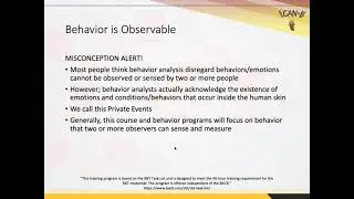 What is Behavior? by Dr. Jose Davila, PhD., BCBA-D