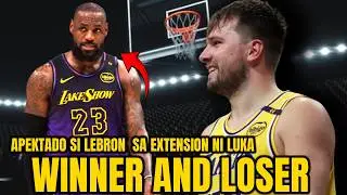 Winner at Loser sa Extension Contract ni Luka Doncic, Si Lebron James ang Pinaka-Apektado sa LAKERS
