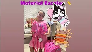 Comprando meu material escolar e organizando *material escolar *volta as aulas 2026