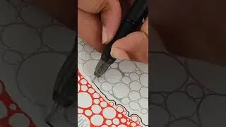 🇮🇳 Flag with Circles 🇮🇳#shinelikeshiny#republicday#circle #art#zentangle#india#indianflag #tricolor