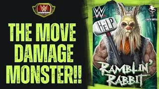 Move Damage Monster-Erick Rowan Ramblin Rabbit-6 Star Silver-Gameplay WWE Champions