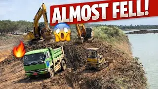 This Excavation Crew Wasn&rsquo;t Ready for THIS Drop-Off 😳