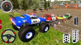Juegos De Carros - Police Monster Truck Stunts Driver Simulator 3D #2 - Android Gameplay Walkthrough