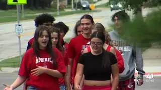 Kansas high school students walkout to protest gun violence
