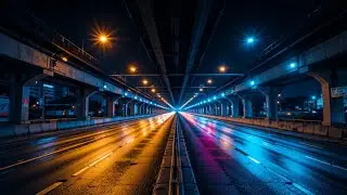 Silent Overpass &mdash; Neon Night Drive | Chill Electronic Music