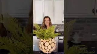 DIY Wood Slice Vase