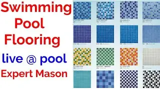 Swimming Pool Tile in Detail | Glass tile Installation | Swimming Pool Flooring | Civil Engineer