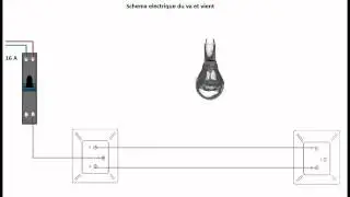 schema electrique va et vient
