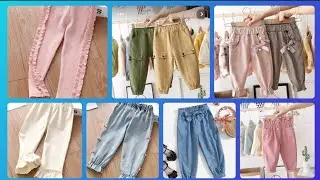 Trendy and Stylish baby girl pants/trouser designs #babypants #babytrouser #fashion #style #trending