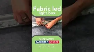 Fabric Led Light Box | Party Decor Ideas | Backdropsource #shorts #diy