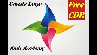 How to make a professional logo in Coral Draw | X7 X8 Graphics Suite 2020 | unique logo | Fiver work
