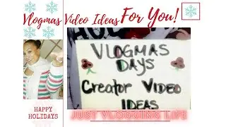 #JVL VLOGMAS VIDEO IDEAS FOR YOUTUBERS|#Shorts #VlogmasVideoIdeas #MiniVlog