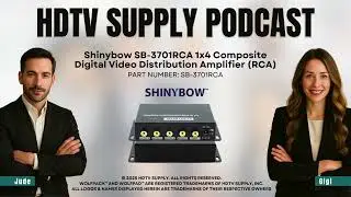 Shinybow SB-3701RCA 1x4 Composite Digital Video Distribution Amplifier (RCA)