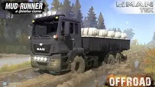 Spintires: MudRunner - MAN TGS 6X6 Off-road Mud Driving