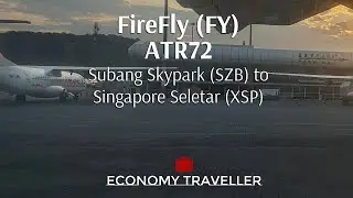 Subang to Seletar on a Firefly ATR72