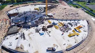 Shrine of ‘Abdu’l-Bahá / First steps taken to raise walls of central plaza | BWNS
