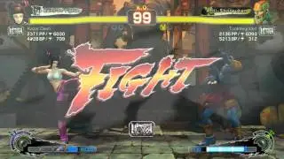 Ultra Street Fighter IV battle: Juri vs Dhalsim