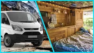 This SMALLER Van Conversion Sleeps FOUR!