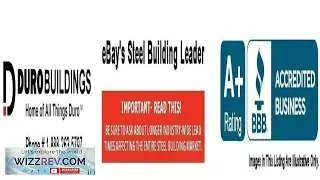 Duro DIY A Series Steel Arch Metal Building Erection & Foundation Detail Manual Review