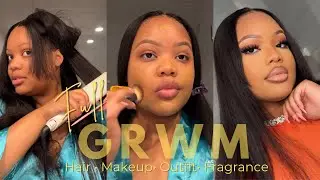 get ready with me for brunch babes 🌞  Hair + Makeup + Fragrance & Outfit