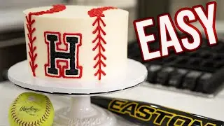 Decorating A Baseball Cake