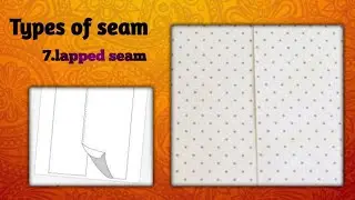 how to sew a lapped seam #fashiondesigningcourse #sewing #lappedseam