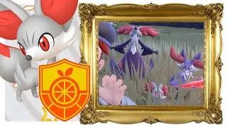 Shiny Fennekin / Feunnec - Pok&eacute;mon Scarlet Violet
