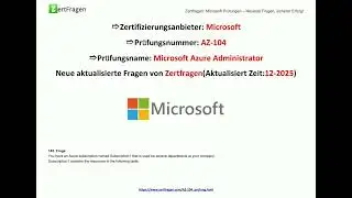 [12-2025] Zertfragen Microsoft Zertifizierungspr&uuml;fung AZ-104 Fragen und Antworten (Q145-Q160)