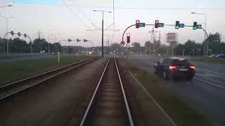 Bydgoszcz linia nr 7 Niepodległości - Zajezdnia Tramwajowa trasa zmieniona (Jesień 11.X.2022)