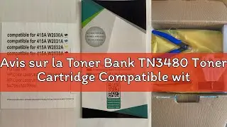 Avis sur la Toner Bank TN3480 Toner Cartridge Compatible with Brother TN-3480 TN3480 TN-3430 TN3430