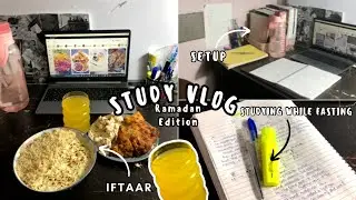 Studying While Fasting 🌙📚  My Ramadan Study Routine A Levels Edition!