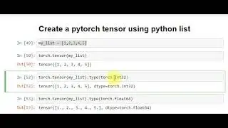 Convert a Python List into a pytorch tesnor