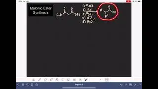 25: Malonic ester synthesis