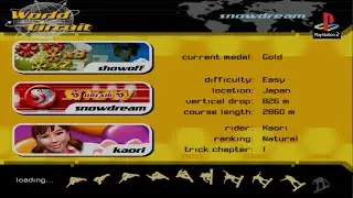 SSX Tricky PS2 | World Circuit | Show Off | Snowdream (w/Kaori)