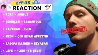 Rota - Sagopa Kajmer - Şehinşah - Qaraqan - Wegh - Jefe | Super Thanks Reaction
