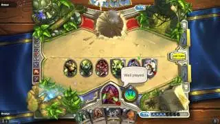 Hearthstone Beta: Kithros' Rogue deck gameplay