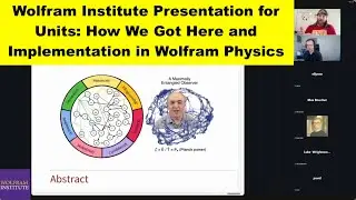 Wolfram Institute Presentation for Units: How We Got Here and Implementation in Wolfram Physics