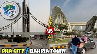 DHA City vs Bahria Town Comparison Good or Bad Complete Vlog 2026 