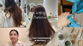 How much SALON SERVICES COST in AUSTRALIA 🇦🇺? Hair Transformation || Facial & Pedicure
