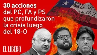Estallido Social: 30 acciones del PC, FA y PS que profundizaron la crisis