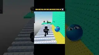 That Bro Fell For That Side Block Troll In Slap Tower ☠️ #roblox#fyp