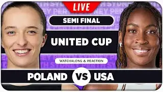GAUFF / HARRISON vs KAWA / ZIELINSKI &bull; United Cup 2026 SF &bull; LIVE Tennis Watchalong
