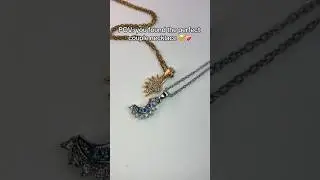 Sun & Moon necklace ✨❤️ Link in profile #necklace ce