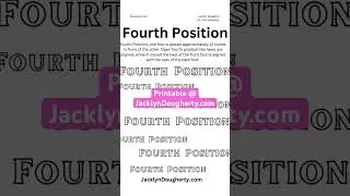 How to fourth position ballet @JacklynDougherty