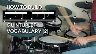 Build Quintuplet Vocabulary for drums with Inner Assassins [2] Simple Quintuplet Grooves