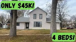 Дом за 45 000 долларов с 4 спальнями! Площадь 1831 кв. футов!