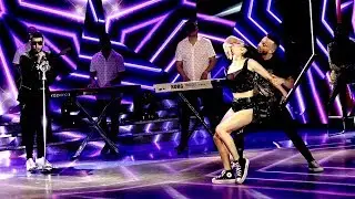 Cinthia Fernández y Martín Baclini bailaron #Cuarteto al ritmo de Ulises Bueno en vivo